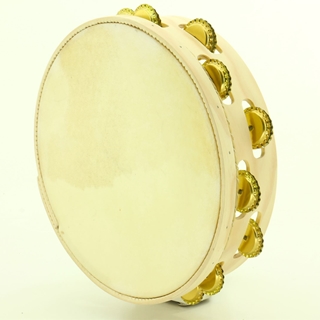 Pandeireta de 13 pares de chapas douradas - Imaxe 2