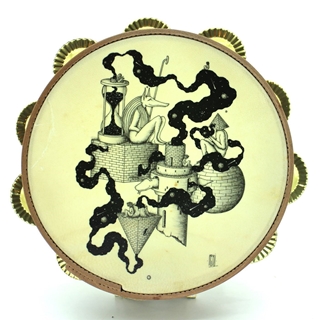 Pandeireta Ilustrada por Peri Helio_ Microcosmos - Imaxe 1