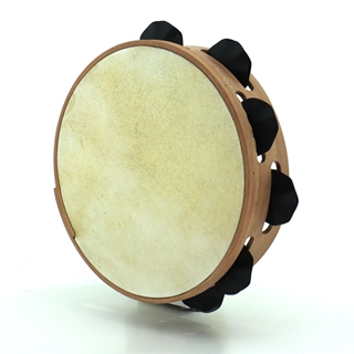 Pandeireta marrón claro de 9 pares de ferreñas manuais temperadas negras - Imaxe 2