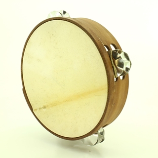 Pandeireta marrón de 8 pares de ferreñas manuais - Imaxe 1