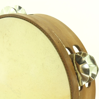 Pandeireta marrón de 8 pares de ferreñas manuais - Imaxe 2