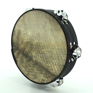 Pandeireta negra de 10 pares de ferreñas manuais - Imaxe 1