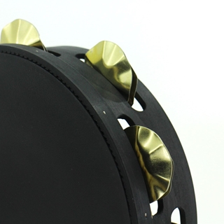 Pandeireta Tanxugueiras con ferreñas manuais douradas - Imaxe 1